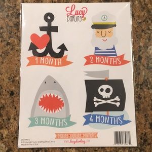 LUCY DARLING Milestone Stickers 1-12 months